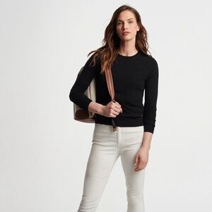 Peter Millar women's Excursionist Flex Crew - Black - S - Brand new